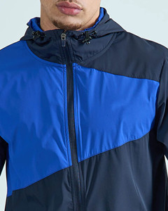 Chaqueta cortavientos de nailon para hombre, ligera, impermeable, estilo urbano, con logotipo personalizado del fabricante OEM premium. - Product Image 6