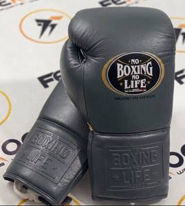 Guantes de Boxeo Profesionales Hechos a Mano con Cuero Genuino, Cierre con Cordones para Entrenamiento y Sparring, Diseñados para - Product Image 4