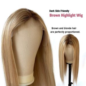 Piano Blonde Dentelle Frontale Perruque 13x4 Densité 250% Cheveux Bruts Vietnamiens De Luxe Sains Expédition Rapide - Product Image 4
