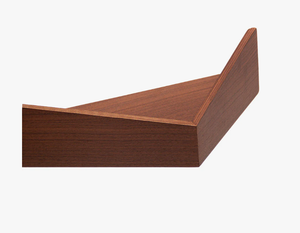 Estante de Pared con Diseño Art Deco en Forma de Luna Creciente, Adorno de Madera para Decoración del Hogar, Mueble de Almacenamiento y Exhibición - Product Image 1