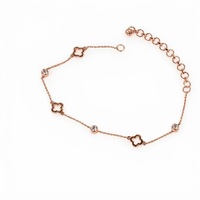 Bracelets de luxe ajustables à maillons en or massif 10K 14K 18K avec diamants de laboratoire taille ronde et moissanite pour l'amitié