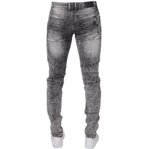 New Arrivals <b>Men's</b> Flare Jeans <b>Stretch</b> High Waist Snow Wash Eco-Friendly Casual Blue Denim High Street Style New Hgih Quality - Product Image 4