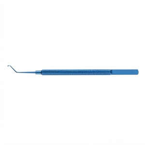Divisor de núcleo Goldberg Side Port de titanio de 4 3/4 pulgadas, instrumento quirúrgico oftálmico con eje angulado y punta redonda roma de 0.8 mm - Product Image 5