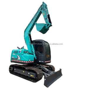 Mini-excavatrice Kobelco SK75 SK60 d'occasion 2018-2022, 6 tonnes, moteur Yanmar d'origine japonaise, pompe hydraulique, capacité de la benne de 0,22 m³, testée - Product Image 1