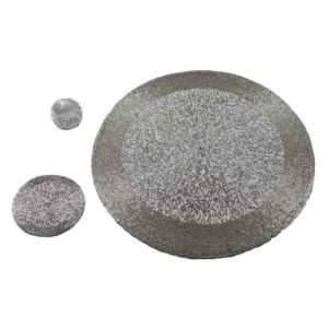 Nouvelle Arrivée Napperon Rond de Luxe Brodé à la Main Écologique Décoration Maison avec Perles Sets de Table et Dessous de Plat - Product Image 5