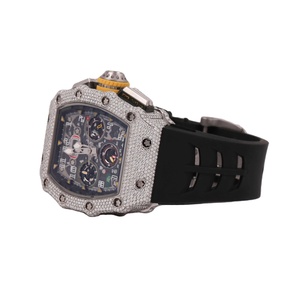 VVS Clarity Moissanite Diamond <b>Watch</b> Stainless Steel Band Automatic Quartz Movement Luxury Classic 30M <b>Waterproof</b> - Product Image 1