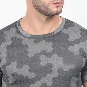 Nouveau design, vêtements décontractés pour hommes, t-shirts en sublimation, polyester/coton, respirants, séchage rapide, vêtements d'été, prix de gros - Product Image 5