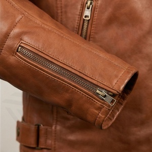 Veste de moto en cuir véritable pour homme de qualité supérieure, nouvelle arrivée, vestes de moto d'hiver, protections amovibles, personnalisables - Product Image 6