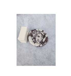 Porte-savon ovale en marbre blanc avec trous de drainage, support pour savon en pierre naturelle, accessoire de salle de bain pour lavabo - Product Image 5