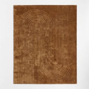 Top Selling High Quality Hand Knotted Blue Rectangle Silk Carpet Modern Floral Pattern Wool Stain Resistant Pet Friendly - Product Image 1