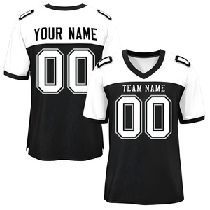Maillot de football américain personnalisé de haute qualité 2026, vente en gros, pour hommes, manches courtes, séchage rapide, sublimation, OEM - Product Image 1