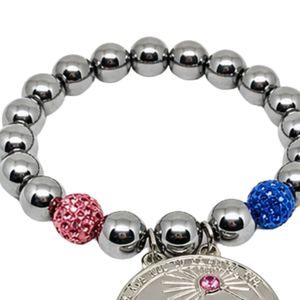 Bracelet extensible perlé en acrylique avec breloque imitation perle blanche, accessoire de mode pour femmes et jeunes filles au quotidien - Product Image 5