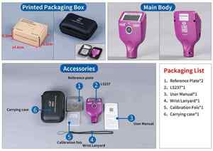 Medidor de Espesor de Revestimiento Linshang LS237, Probador de Pintura para Automóviles con Bluetooth, Sonda Dual de Fe/Al, Analizador <span class=keywords><strong>Digital</strong></span> de Recubrimientos de 0.1μm - Product Image 4