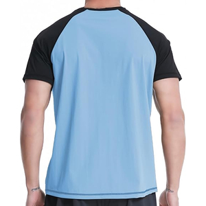 T-shirt de compression OEM pour homme, manches courtes, protection UV, personnalisation de marque, vente en gros - Product Image 2
