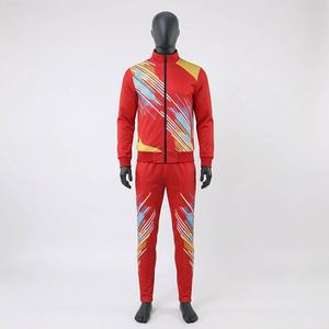 Ensemble de survêtement d'entraînement d'hiver personnalisé pour équipe, vêtements de sport pour football, soccer, basketball et entraînement, 100% coton - Product Image 1