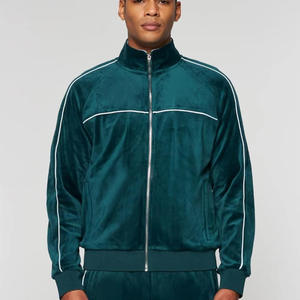 Flexible Fit Sublimation Tracksuit For Men With Breathable Fabric Men <b>Workout</b> Set With Zipper <b>Jacket</b> And Joggers - Product Image 5