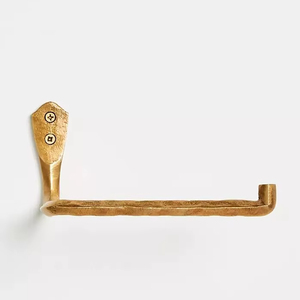 Portarrollos de papel higiénico funcional de hierro con bordes lisos, fácil de usar, ideal para la comodidad diaria en el baño - Product Image 1