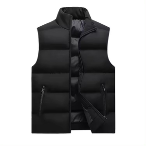 Chaleco Acolchado Personalizado para Hombre, Chaleco de Plumón Cálido y Transpirable para Invierno, Chaqueta sin Mangas para Hombre - Product Image 1