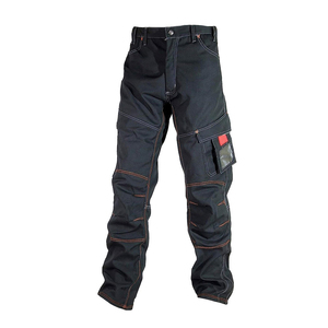 Pantalon de travail cargo unisexe haute visibilité en coton et élasthanne respirant, tendance 2026, avec caractéristiques réfléchissantes personnalisables - Product Image 1