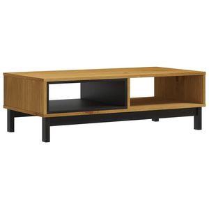 Table basse en bois de pin massif 39,4x19,7x12,8 pouces Design élégant pour la décoration de la maison - Product Image 2