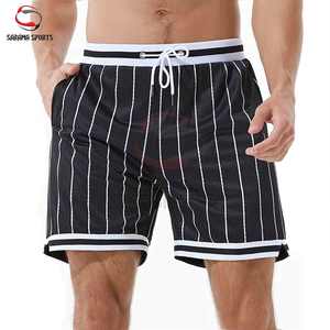 Pantalones Cortos Deportivos Vintage para Hombre, Personalizados con Estampado Tackle, Pantalones Cortos de Baloncesto de Doble Malla Lisos para Hombre, Fabricantes Personalizados - Product Image 3