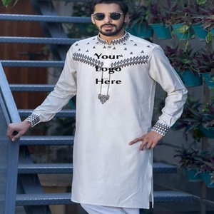 Kurta Shalwar pour hommes, design élégant, nouvelle arrivée, de haute qualité, confortable pour les hommes, fabriqué au Bangladesh - Product Image 2