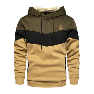 Prix d'usine – Sweat à capuche pour homme en molleton 100 % coton, écologique et durable, avec poches, style streetwear, teinture unie, séchage rapide - Product Image 1