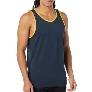 Muscle <b>Singlet</b> Men's Tank Top Breathable Comfortable Anti Wrinkle Gym Fitness Custom Logo <b>Running</b> Vest - Product Image 1
