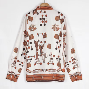 Chemise graphique homme coupe classique infroissable – Vêtement d'été imprimé pour homme, style streetwear, collection luxe royale - Product Image 2