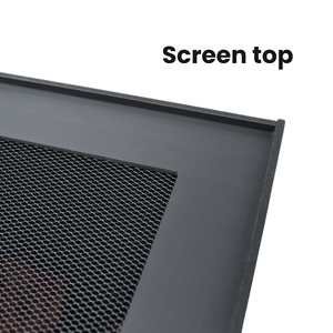 16x16x24 pulgadas PVC negro apilable alto Crested Gecko Display Cage tanque recinto Arboreal reptil bioactivo terrario para Gecko - Product Image 5