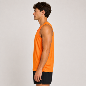 Nuevo Chaleco Deportivo de Malla sin Mangas para Hombre, Diseño Personalizado de Primera Calidad, Transpirable, Corte Regular, para Todas las Temporadas - Product Image 3
