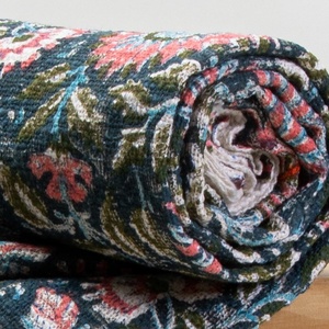 Jeté de coton indien bohème de luxe moderne literie de canapé rectangulaire écologique avec glands pour couverture de voyage - Product Image 6