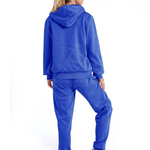 Survêtement pour femme de haute qualité, respirant, en tissu extensible, avec capuche, taille élastique, pour la remise en forme, le yoga, les tenues décontractées et quotidiennes - Product Image 2