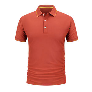 Chemises polo pour hommes de haute qualité, manches courtes, été, séchage rapide, t-shirts sportifs, logo personnalisé, grandes tailles, vente en gros de chemises polo pour hommes - Product Image 6