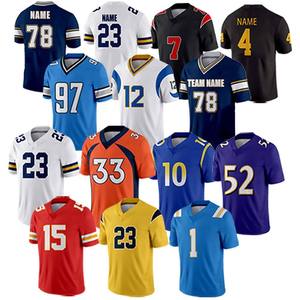 Uniformes de football américain en gros, maillots personnalisés sublimés, vêtements d'équipe en polyester léger pour les lycées - Product Image 1