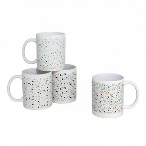TRIPOLI 330ML <b>Ceramic</b> <b>Cups</b> 4 Assorted Stoneware Mugs - Product Image 2