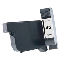 Kit de recharge d'encre avec outil d'aspiration après remplissage pour cartouche d'encre TIJ pour HP 45 51645 Sojet 22S 51S Anser S2 JS10 – Encre de remplacement