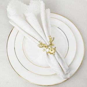 Anillos Decorativos Premium para Servilletas de Mesa, Diseño Moderno y Elegante, Perfectos para Banquetes de Boda, Hoteles y Uso Doméstico - Product Image 5