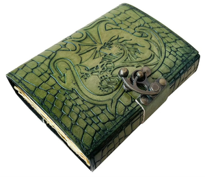 Soft Crocodile Skin Pattern Dragon Hand Embossed Genuine <b>Leather</b> Journal A5 Notebook Office School Supply Deckle Art Paper <b>Diary</b> - Product Image 5