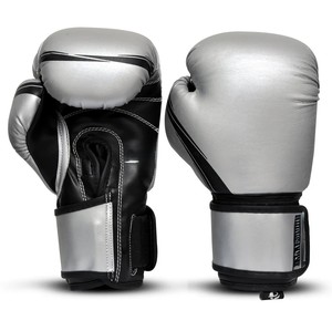 Gants de boxe d'entraînement MMA unisexes personnalisés, différentes tailles, cuir PU imperméable, protection UV, antidérapants, sangle de poignet réglable - Product Image 3