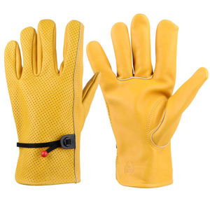 Fabricants directs d'usine, gants de travail en cuir de qualité supérieure, couleurs et designs demandés par les clients, gants de travail en cuir résistants. - Product Image 2