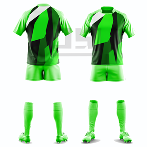 Maillot et short de rugby JAMEZ SPORTS haut de gamme, imprimé numérique 3D, broderie personnalisée, nom d'équipe, léger, écologique, 100% coton - Product Image 4