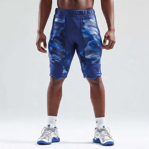 Camouflage <b>Padded</b> Football American Pants 100% Polyester Training Football <b>Padded</b> Shorts Men - Product Image 1