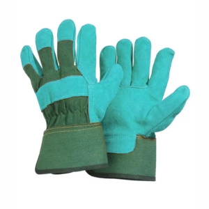 Gants de sécurité industriels de qualité supérieure en cuir de vachette jaune résistant à la chaleur, antidérapants, avec manchette de sécurité, taille 11 - Product Image 6