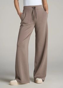 Pantalon décontracté à coupe ample avec cordon de serrage et taille élastique, jambe large, pour hommes et femmes, vente en gros - Product Image 4