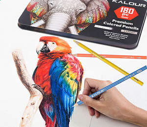 Set di Matite Colorate 180 Colori a Base d'Olio con Mina Morbida per Adulti, Professionisti e <span class=keywords><strong>Coloristi</strong></span> - Product Image 2