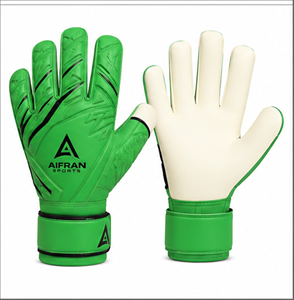 Gants de gardien de but de football jaune néon, paume en latex antidérapante, sangle de poignet réglable pour l'entraînement et les matchs - Product Image 4