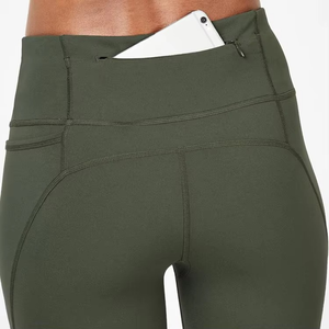 Leggings de Yoga de Compresión de Alta Calidad al por Mayor, Leggings Deportivos de Cintura Alta para Mujer, Pantalones de Yoga a la Moda, Pantalones Largos - Product Image 3