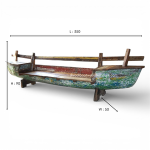 Canapé artisanal durable en bois de bateau récupéré pour maison, villa, hôtel – Style rustique, mobilier intérieur/extérieur – Vente en gros - Product Image 1