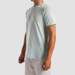 T-shirt personnalisé avec logo, vente en gros, t-shirt pour homme de bonne qualité, séchage rapide, respirant, tendance, léger, confortable, écologique - Product Image 2